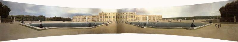 Panorama du palais et des jardins de Versailles, John Vanderlyn